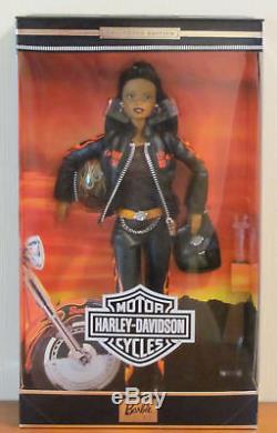 Black Harley Davidson Barbie # 5 African American BARBIE 2000 Mattel MIB