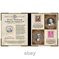 Black History African American Carver Washington Commemorative Coin and Stamp