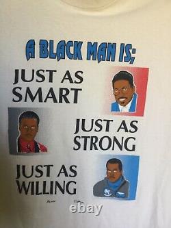 Black Man African American Pride T Shirt 1975 XL