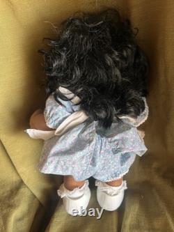 Black My Child Doll with Very Rare Book Accessory African American Baby Doll