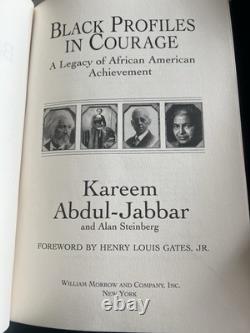 Black Profiles in Courage A Legacy of African-American AchievementSigned