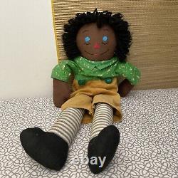 Black Raggedy Ann & Andy Dolls Vintage 26 Handmade African American -Lot Of 3