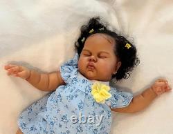 Black Reborn Baby Dolls Girls-24 in Realistic Baby Doll, African American Babies