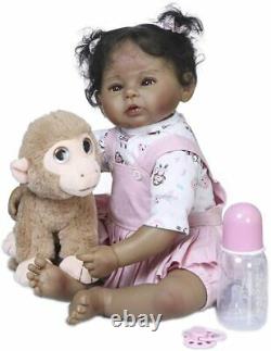 Black Reborn Baby Dolls Twins Lifelike Newborn Girl&boy Doll African American