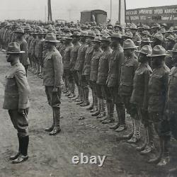 Black Soldiers WW1 Stereoview c1918 African American Troops Railroad Train F294