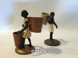 Blackamoor Nubian Figurines Art Deco Black African-American Memorabilia Bronze