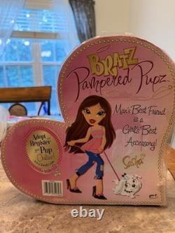 Bratz Pampered Pupz Sasha Heart Shaped Box NIB Rare 1st Edition MGA Doll