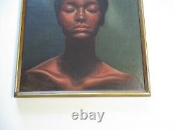 Brian K Ackerman Painting 1970's Black Americana African American Woman Model