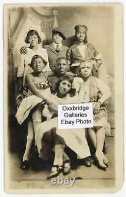 Brothel RPPC 1920 Black Prostitutes Ebony African American Flapper Girl Stripper