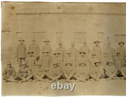 Buffalo Soldiers 1917 African American Black Regiment 367th Panoramic Photo Army