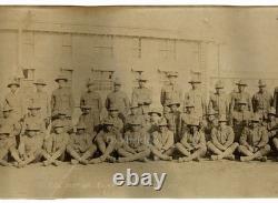 Buffalo Soldiers 1917 African American Black Regiment 367th Panoramic Photo Army