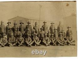 Buffalo Soldiers 1917 African American Black Regiment 367th Panoramic Photo Army