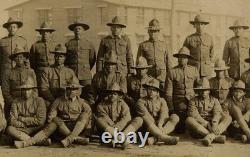 Buffalo Soldiers 1917 African American Black Regiment 367th Panoramic Photo Army
