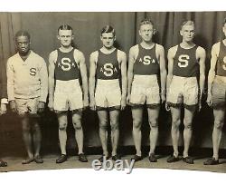 C1920 PSU Track Team Sports Photo with Noted African American Student Athlete