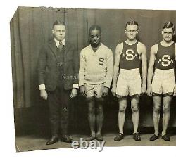 C1920 PSU Track Team Sports Photo with Noted African American Student Athlete