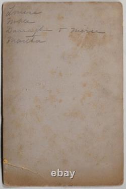 CABINET CARD AFRICAN AMERICAN BLACK NANNY WITH WHITE CHILDREN MEMPHIS TENN 1880s