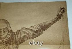 CHARLES WHITE 1964 ART PRINT POSTER LITHO AFRICAN AMERICAN BLACK FINE LA VTG Blm