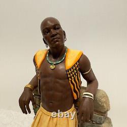 CHILLIN Thomas Blackshear Ebony Visions Figurine African American Men Resting