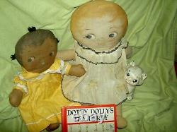 CHOCOLATE DROP doll, Grace DRAYTON, DOLLY DINGLE by Georgene Averill Hendren