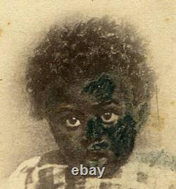 CIVIL War Era Cdv, African American Child E. Anthony, N. Y. Young African Rare