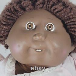 Cabbage Patch Kid Girl Doll 1986 #10 Dimples2 Teeth16African American Black