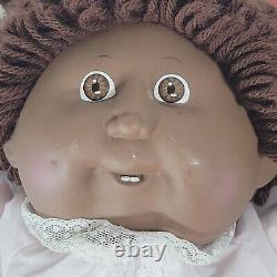 Cabbage Patch Kid Girl Doll 1986 #10 Dimples2 Teeth16African American Black