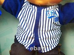 Cabbage Patch Kids 14 Boy Plush Doll African American Black Hair Baseball NEW