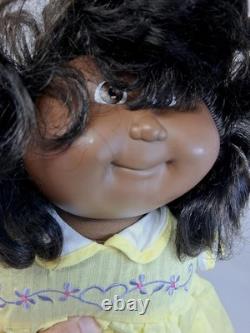 Cabbage Patch Kids Doll African American Black Coleco Rooted Hair OAA 16 1982