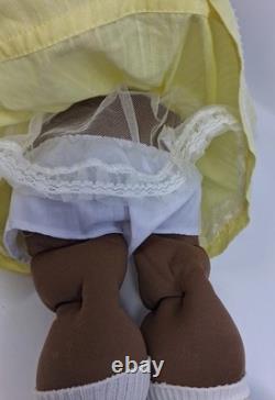 Cabbage Patch Kids Doll African American Black Coleco Rooted Hair OAA 16 1982