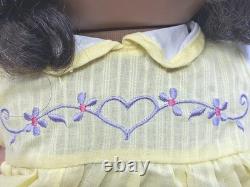 Cabbage Patch Kids Doll African American Black Coleco Rooted Hair OAA 16 1982