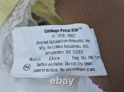 Cabbage Patch Kids Doll African American Black Coleco Rooted Hair OAA 16 1982