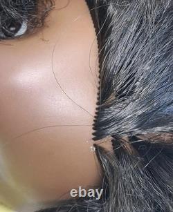 Cabbage Patch Kids Doll African American Black Coleco Rooted Hair OAA 16 1982