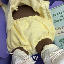 Cabbage Patch Kids Preemie Doll African American Black Boy Brandon Adolphe Bunny