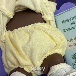 Cabbage Patch Kids Preemie Doll African American Black Boy Brandon Adolphe Bunny