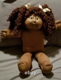 Cabbage Patch RARE AA Black Popcorn Double Pony CPK Doll