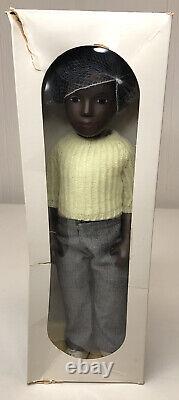 Caleb Sweater Sasha Doll 16 African American 318 Box