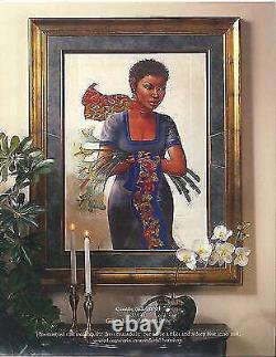 Camille, an African American, Black Art Print by Charles Bibbs and Gilbert Young