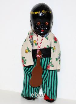Celluloid Black American African American boy doll vintage