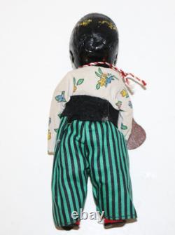 Celluloid Black American African American boy doll vintage