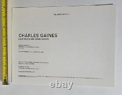 Charles Gaines Signed Palm Trees Art Book African American Black Painting Print