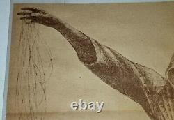 Charles White 1964 Art Print Poster Litho African American Black Fine La Vintage