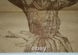 Charles White 1964 Art Print Poster Litho African American Black Fine La Vintage
