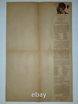 Charles White 1964 Art Print Poster Litho African American Black Fine La Vintage