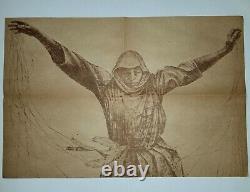 Charles White 1964 Art Print Poster Litho African American Black Fine La Vintage