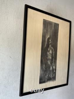 Charles Wilbert White Antique Black African American Lithograph Vintage Wpa 1961