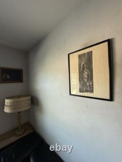 Charles Wilbert White Antique Black African American Lithograph Vintage Wpa 1961