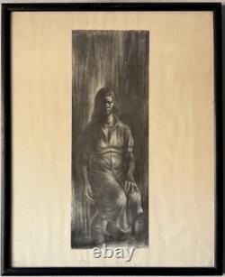 Charles Wilbert White Antique Black African American Lithograph Vintage Wpa 1961