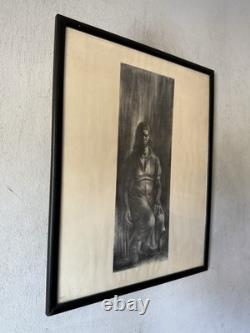 Charles Wilbert White Antique Black African American Lithograph Vintage Wpa 1961