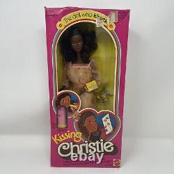 Christie Kissing Christie Barbie Doll Vintage 1978 AA Black Barbie Mattel