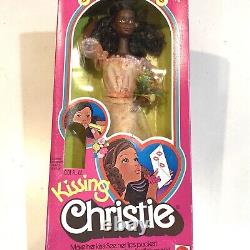 Christie Kissing Christie Barbie Doll Vintage 1978 AA Black Barbie Mattel 2955